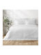 Nima Always Σετ Κουβερλί Υπέρδιπλο Microfiber Λευκό 240x260cm 3τμχ