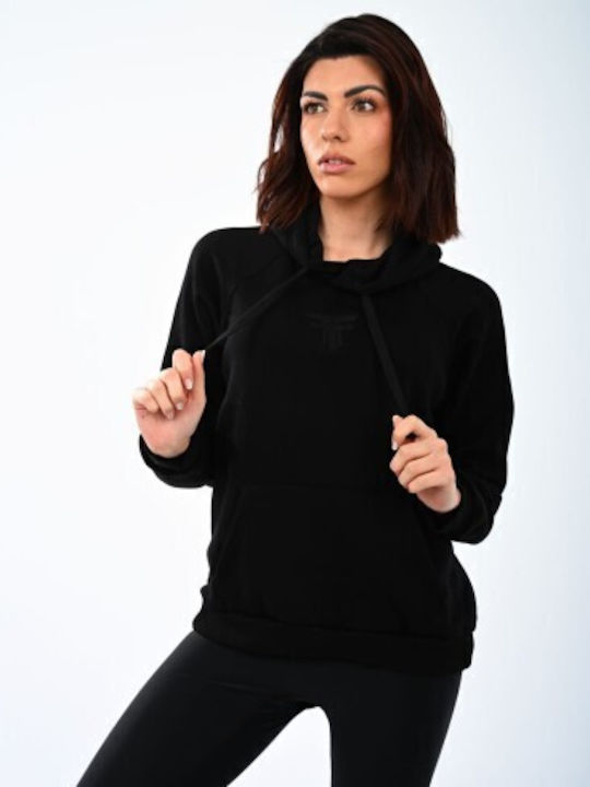 FFT Wear Hanorace Dama Cu Glugă Negru