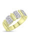 Ortaxidis Damentlicher Ring mit Zirkon aus Gold