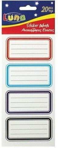 The Littlies Notebook Labels 100 Pieces