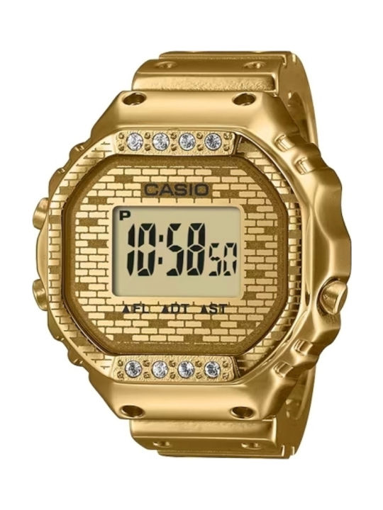 Casio Digital Men's Battery Watch with Silver Metal Bracelet