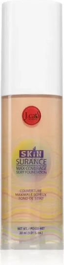 J. Cat Long-lasting Liquid Liquid Foundation 109 Soft Taupe 30ml