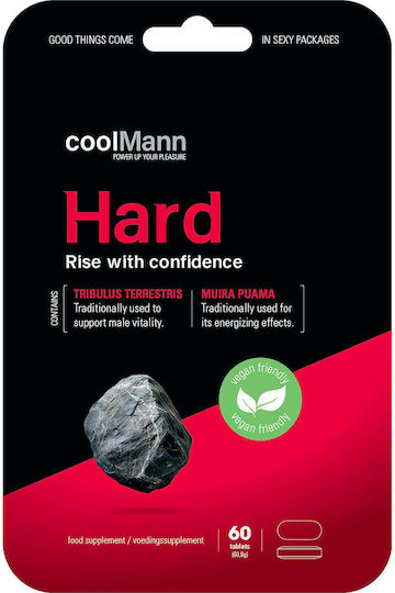 Cobeco Pharma CoolMann Hard Supliment pentru Libidou și Creșterea Testosteronului 60 Capsule