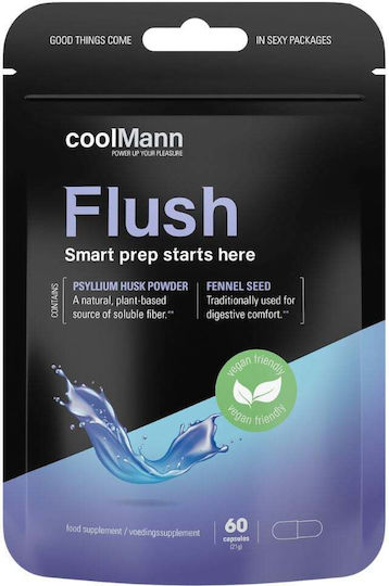 Cobeco Pharma CoolMann Flush Ειδικό Συμπλήρωμα Διατροφής 60τμχ Coolmann