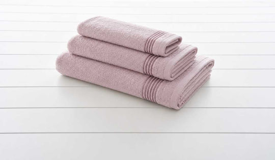 Vesta Home Set of Bath Towels 3 pcs Mara Dusty Rose Weight 480gr/m²