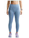 Dri-Fit Tempo Damen Leggings Gekürztes Hohe Taille Blau