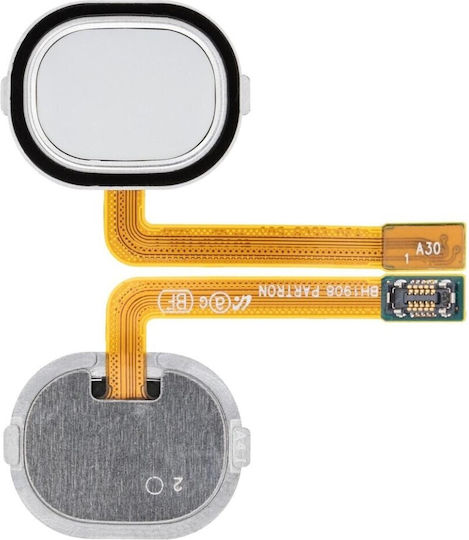 Cablu flexibil cititor de amprentă Samsung Galaxy A30 A305 2019 A40 A405 2019 Alb