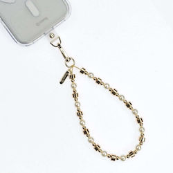Crong Phone Charm Lanyard Phone Pendant Modern Pearls Crgphch26
