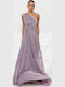 Summer Evening Shirt Dress Lilac