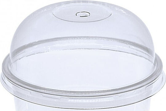 sixtyseconds Einwegbecherdeckel Half Cut 95mm für 300-400ml Becher 50 Stück