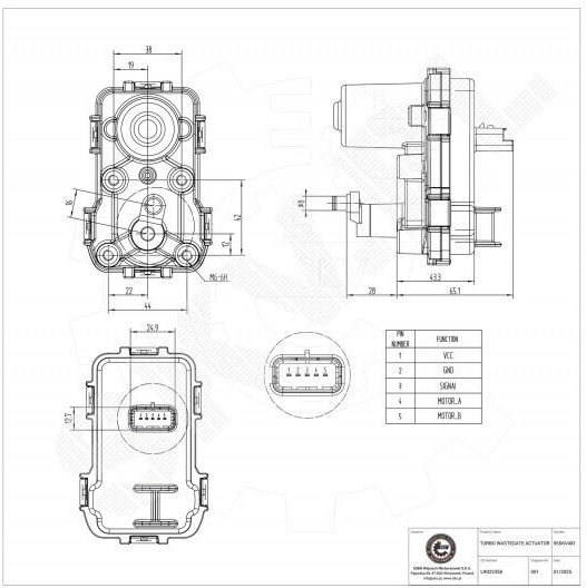 Βαλβίδα Στροβίλου Land Rover Freelander Range Rover Jaguar Xf Lr022358