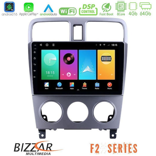 Bizzar Car Audio System for Subaru Forester 2003-2007 (Bluetooth/USB/WiFi/GPS/Apple CarPlay/Android Auto) with 9" Touch Screen