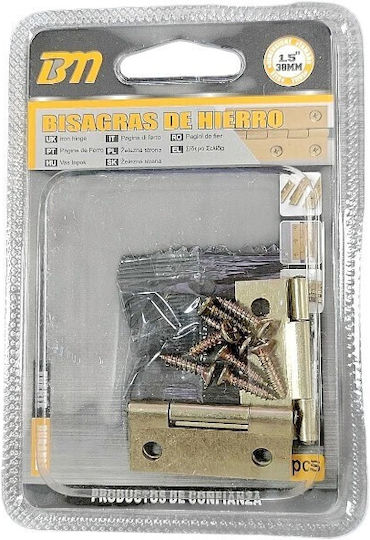 Cabinet Hinge Flat 1.5" Set 12 Packs 2 Pieces 205787 Tr288187
