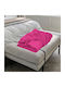 To megalo pazari Il-line Cearceaf Dublu Cu Hugger Din Cauciuc 140x200+30cm Fuchsia