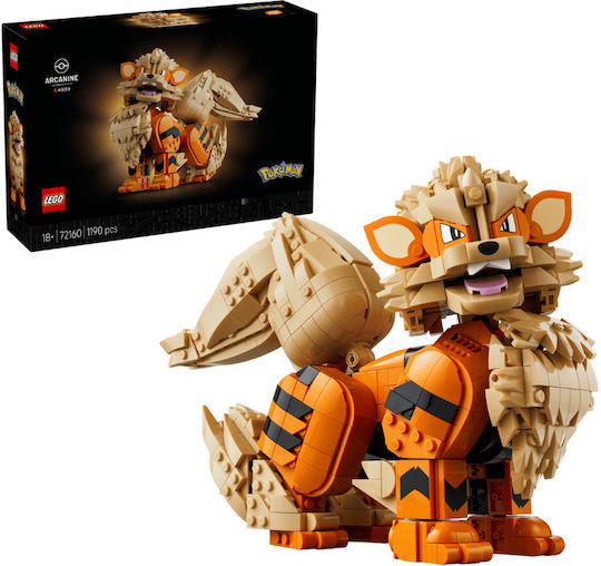 LEGO Pokemon Arcanine for 18+ Years 1190 Pieces