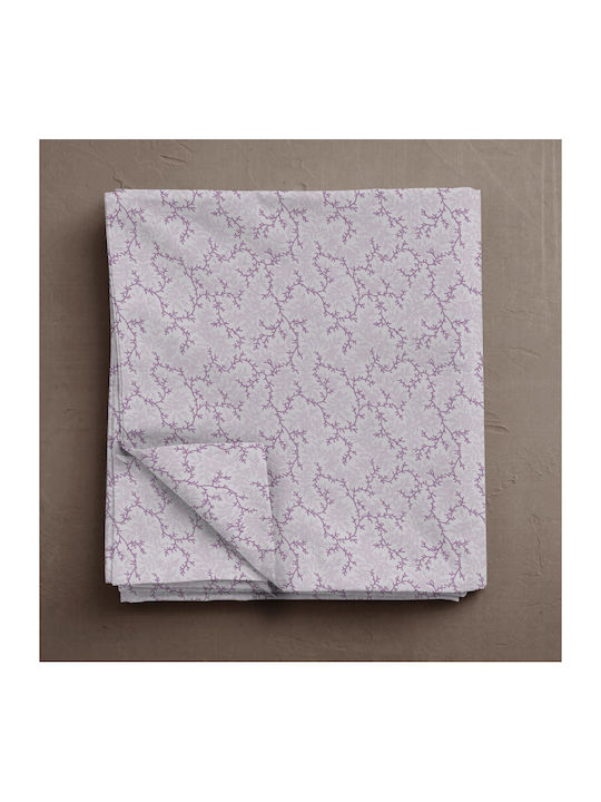 Isadore Lorraine Fresh Line Single Bed Sheet 160x260cm Orchid-Lilac