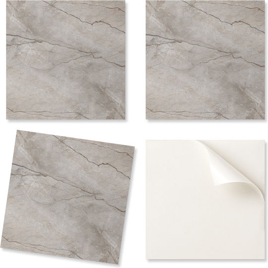 PVC Tile Set Kitchen Or Bathroom Decoration Natural Stone Pattern 9x30x30 Cm