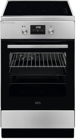 AEG Herd 58l mit Induktiv Kochfeld Π50cm Inox