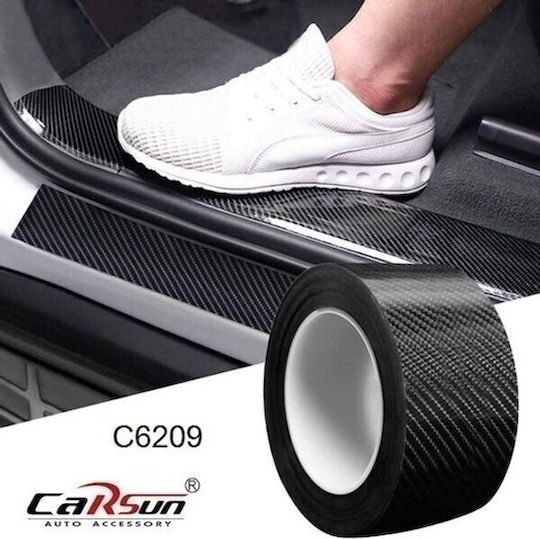 Αυτοκόλλητη Ταινία Προστασίας Carbon Fiber 300cm X 5cm Αυτοκίνητο Ez3726
