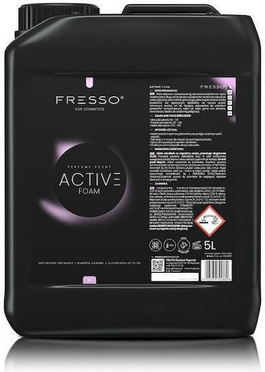 Fresso Car Shampoo Active Foam 5 L Slightly Alkaline pH Dilution Up to 1:50 1 Pc 390860/fre