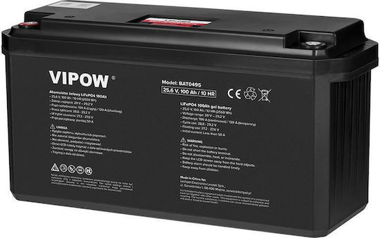 Vipow BAT0495 UPS Battery with Capacity 100Ah and Voltage 25.6V