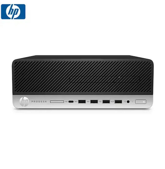 HP 600 G5 SFF Überarbeiteter Grade A Desktop-PC (Kern i3-9400/8GB/256GB SSD/Windows 11 Startseite)