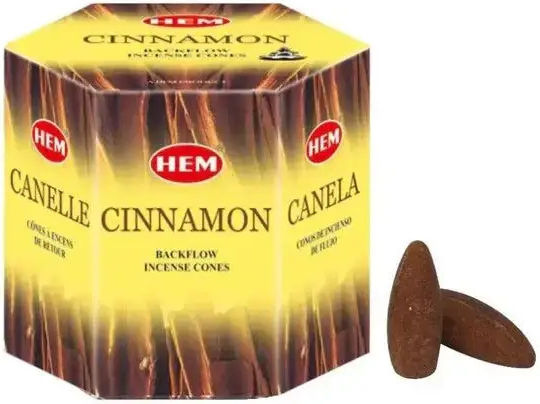 Cinnamon Backflow Incense Cones 40pcs