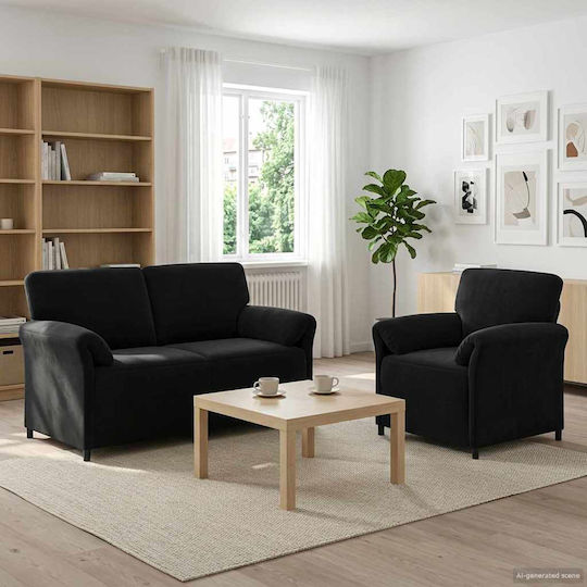 Set Mobilă Living Scaun Cu 2 Locuri și Fotoliu