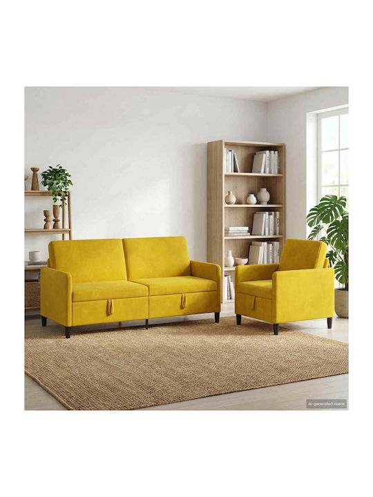 Σετ Σαλονιού 2θέσιος & πολυθρόνα