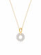 Ioannis Kosmima Necklace in 9 K White Gold with Zircon