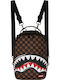 Sprayground School Backpack Junior High - High School Sharks In Paris Grin Grind Mini 24 x 13 x 37cm