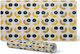 Protective Desk Pad Graphic Geometric Floral Design 90x45 Cm
