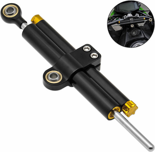 Motorcycle Handlebar Stabilizer Line Adjustable Universal 8mm Black W14127-2