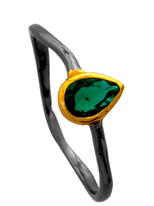 Bizoutaki Women's Ring with Stones from Silver