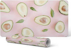 Non-Slip Protective Desk Pad Avocado Leaves Des...