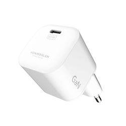 Vonmählen GaN Kabelloser Handyladegerät mit USB-C Ausgangsanschluss 65W Schnellaufladung 3.0 Weiß (Unity Nano) Vonmählen GaN Kabelloser Handyladegerät mit USB-C Ausgangsanschluss 65W Schnellaufladung 3.0 Weiß (Unity Nano)
