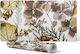 Perna Protectoare Casă Birou Frunze Uscate Flori 100x50 Cm