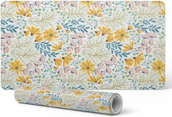 Protective Decorative Desk Mat Floral Vintage P...