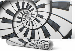 Vinyl Desk Pad Elegantly Printed Spiral Keys 90...