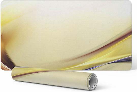 Vinyl Desk Pad Thin Abstract Lines Print 120x60 cm