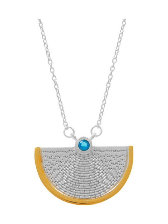 Bizoutaki Necklace From Silver Blue