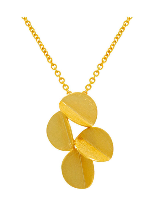 Bizoutaki Necklace From Gold Plated Silver