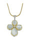 Byzantine Silver Cross with Chain
