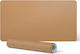 Vinyl Desk Pad Elegant Orange Print 100x50 cm