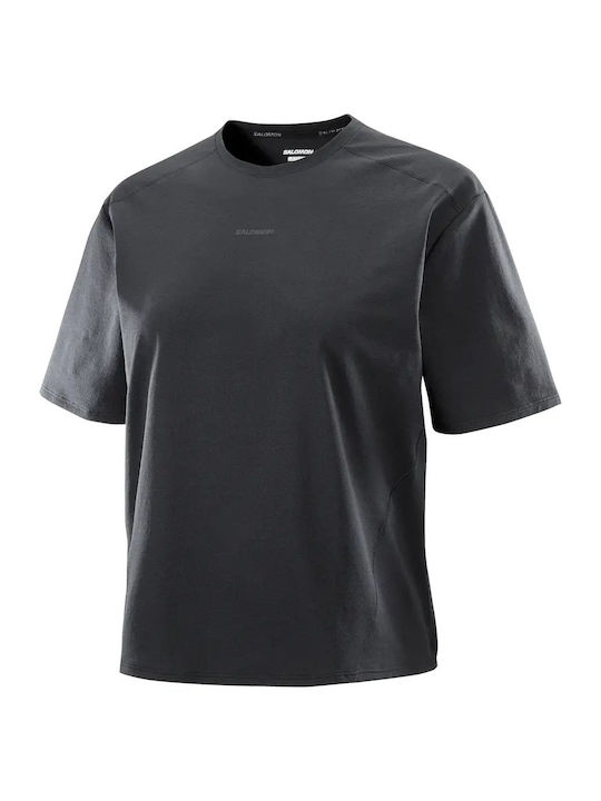 Damen Sport T-shirt Schwarz