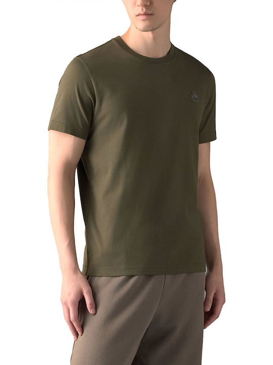 Moose Knuckles Moose Knuckles Herrenblusen Kurzarm T-Shirt Khaki