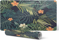 Non-Slip Protective Desk Mat Tropical Leaves Fl...