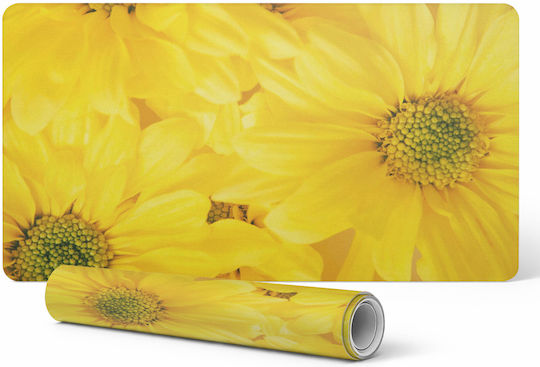 Covoraș Antiderapant De Protecție Pentru Birou Cu Model Floarea Soarelui 90x45 Cm
