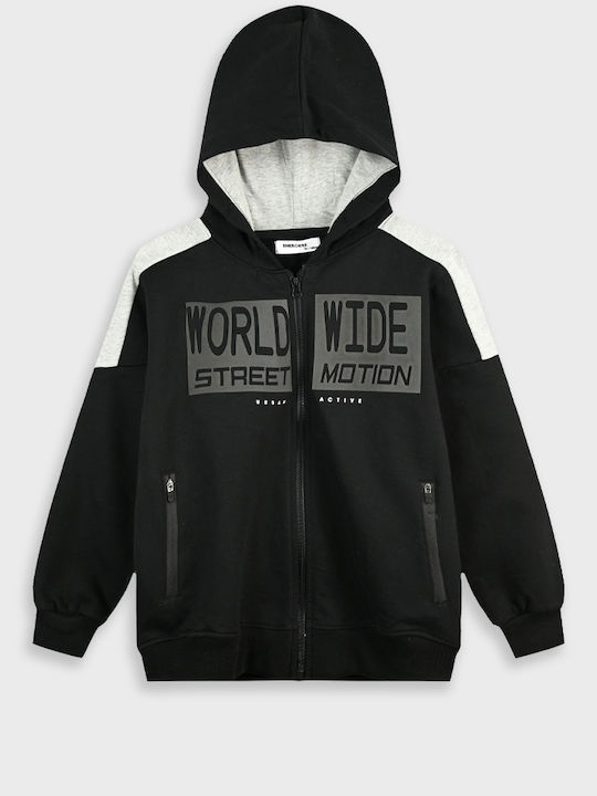 Energiers Kinder-Sweatshirt Strickjacke mit Kap...