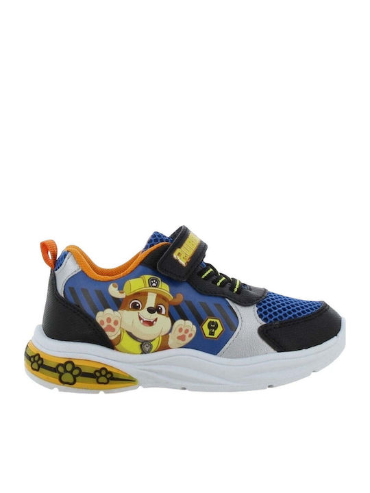 Kinder Sneaker Anatomisch mit Bügel- und Schleifenverschluss & Lichtern Blau